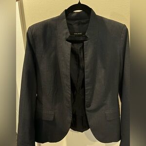 Collarless blazer, ZARA